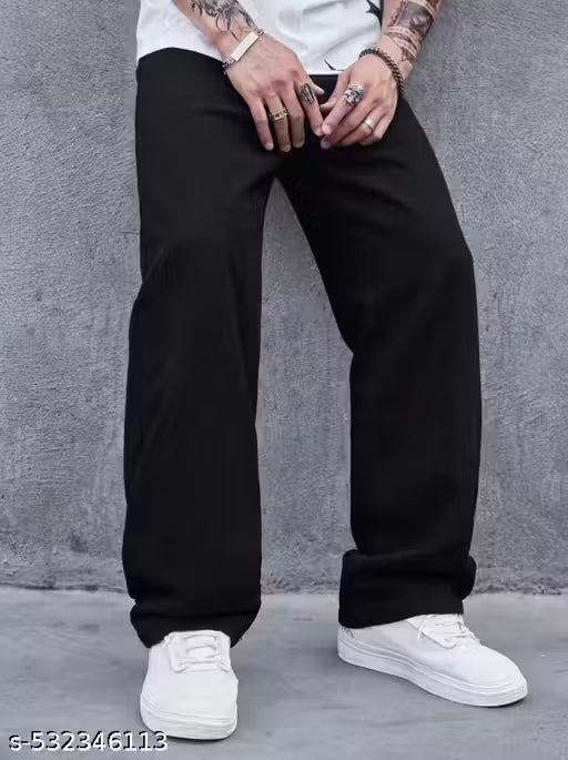 Black baggy jeans for mens